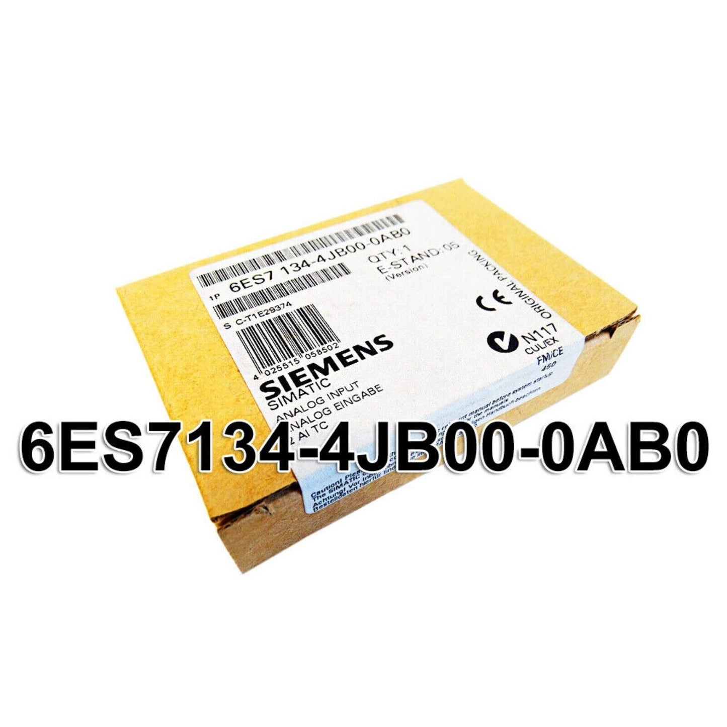 Industrial Communication | Siemens | 6ES7134-4JB00-0AB0 6ES7134-4JB00-0AB0 DP Electronics Module ET 200S