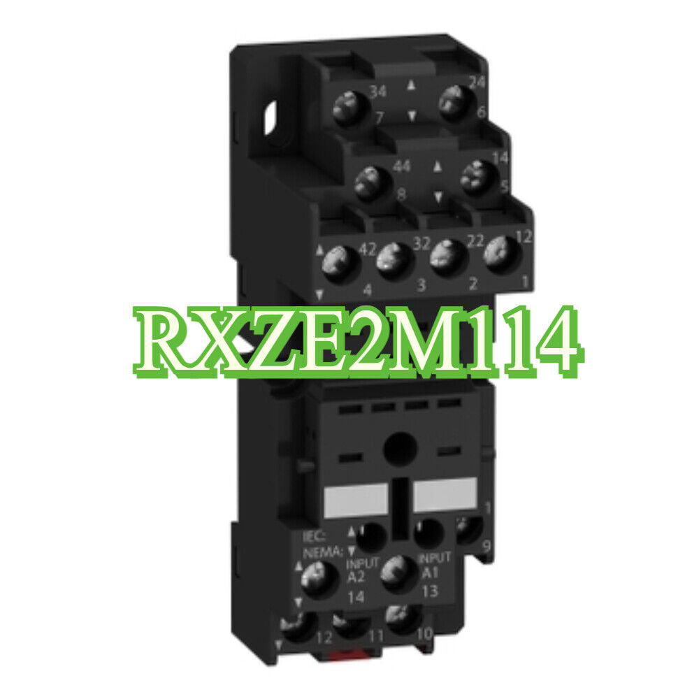 Schneider RXZE2M114 relay, black with text 'RXZE2M114'