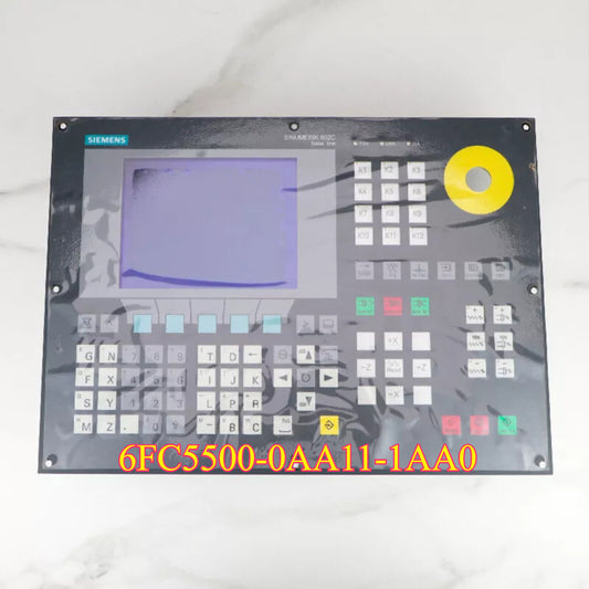 Siemens SINUMERIK 802C CNC control panel 6FC5500-0AA11-1AA0, new in box, industrial automation equipment.
