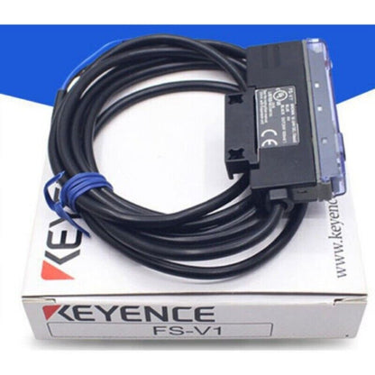 KEYENCE FS-V1 Amplifier Sensor with cable, new industrial automation equipment