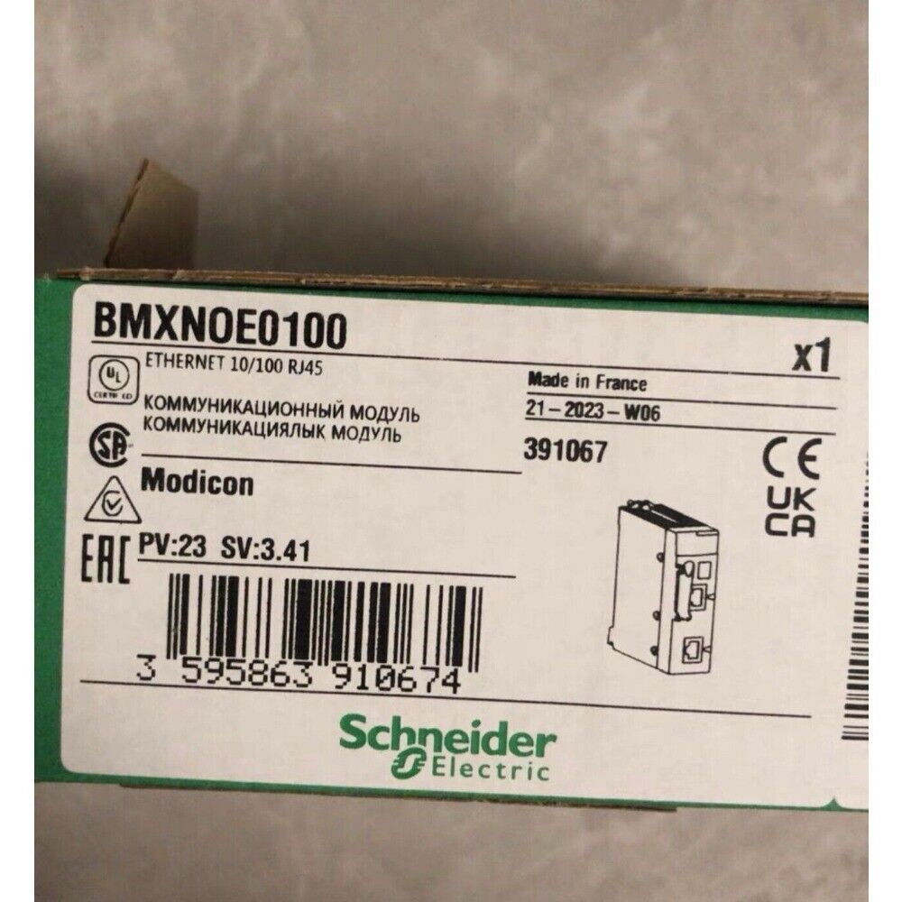 Schneider Electric BMXNOE0100 Ethernet Module for Modicon M340 PLC
