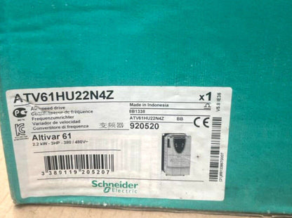 Schneider Electric Altivar 61 AC Speed Drive, 2.2kW 3HP 380-480V, industrial automation part