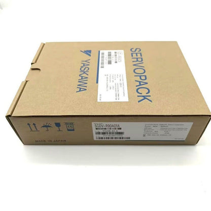 YASKAWA SGDV-R90A01A Servo Drive box, new in sealed packaging, industrial automation parts, Made in Japan.