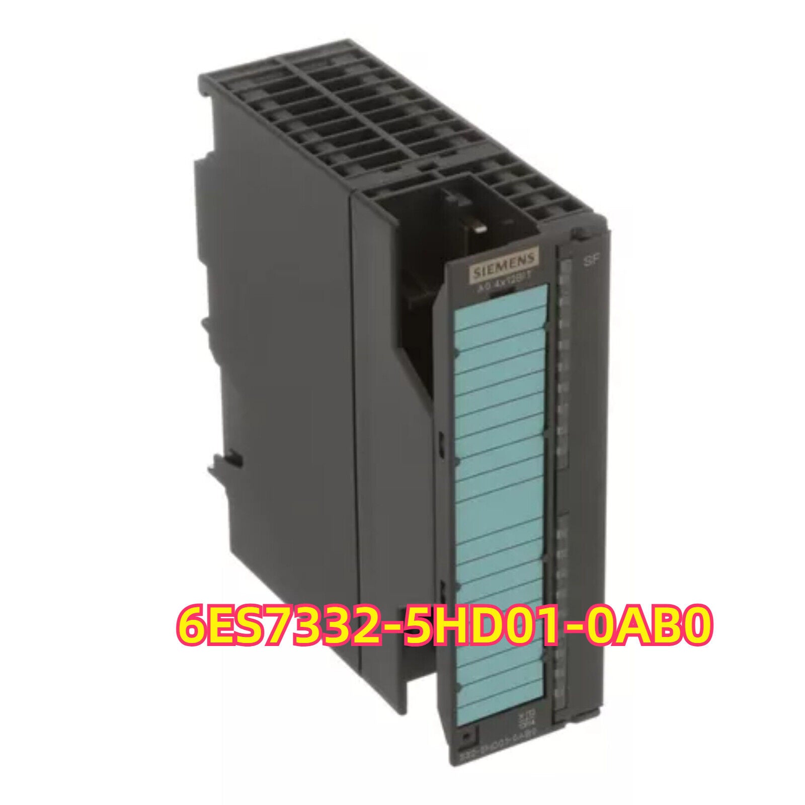 Siemens SIMATIC S7-300 Analog Output Module 6ES7332-5HD01-0AB0, gray with green panel, industrial automation part