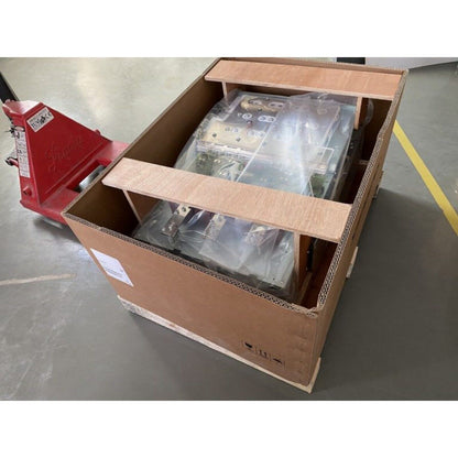 Siemens PLC Power Block in shipping crate, ready for shipment.