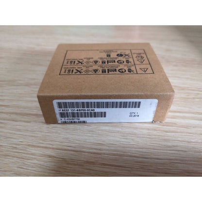 Siemens 6ES7 131-6BF00-0CA0 ET 200SP digital input module in original packaging, product label visible.