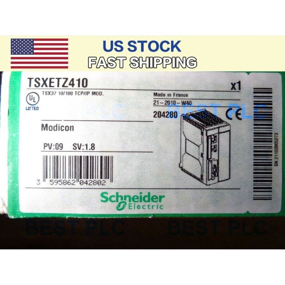 Schneider Electric TSXETZ410 relay module. US Stock, Fast Shipping. Modicon Industrial Automation Part.