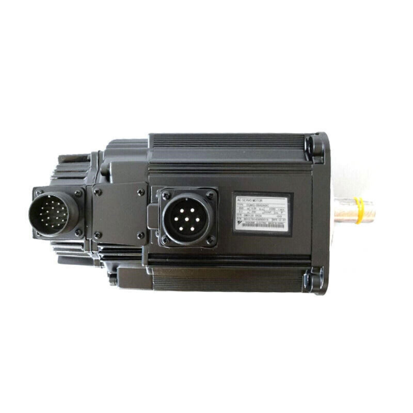 YASKAWA SGMG-09A2ABC AC servo motor, black industrial automation equipment, with connectors and product label visible.