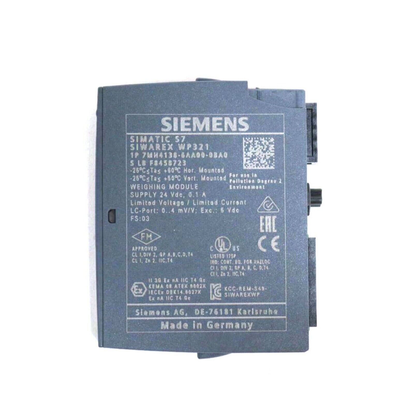 Siemens SIMATIC S7 SIWAREX WP321 Weighing Module, Industrial Automation PLC