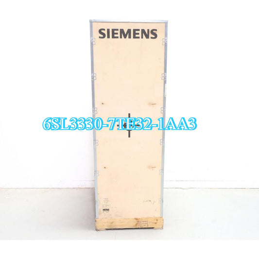 Siemens S120 Active Line Module shipping crate. Model number 6SL3330-7TE32-1AA3. PLC parts.