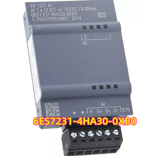 Siemens S7-1200 Analog Input Module 6ES7231-4HA30-0XB0, Gray module with black terminal block, SB 1231 AI