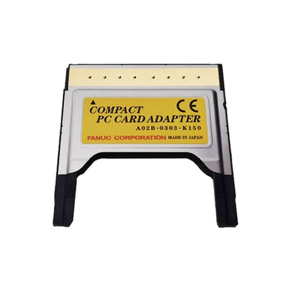 FANUC A02B-0303-K150 Compact PC Card Adapter for PLC. Industrial automation component, made in Japan.
