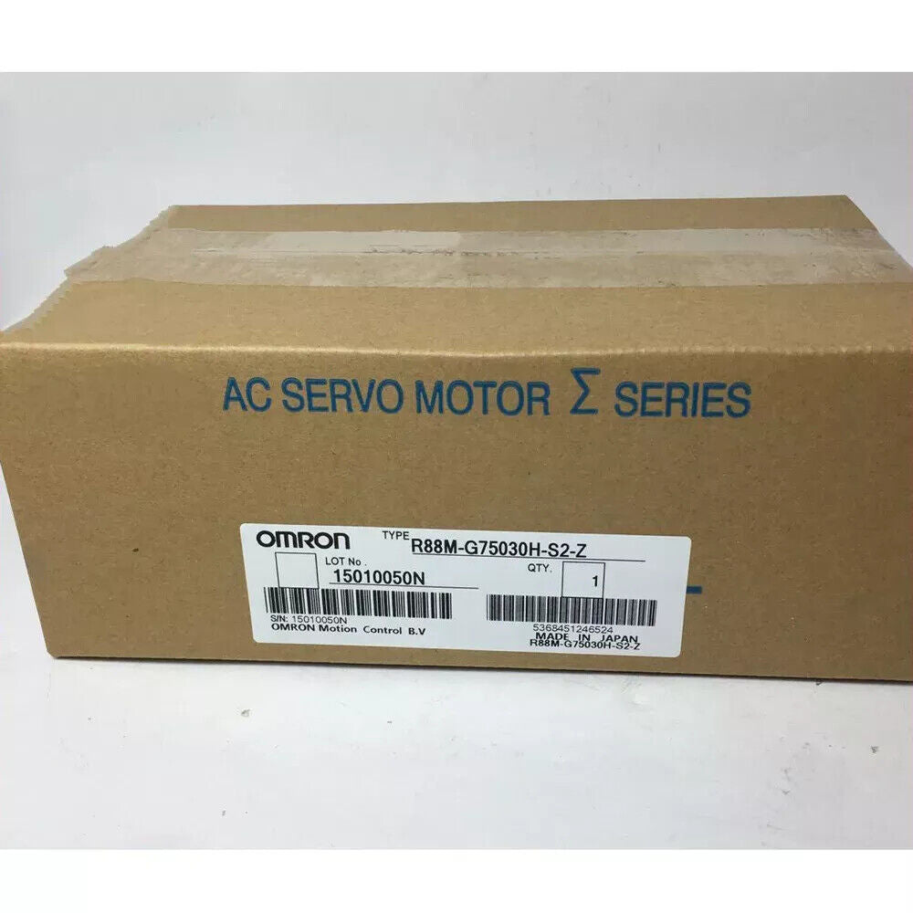 Omron R88M-G75030H-S2-Z AC Servo Motor Σ Series, new industrial automation part in box