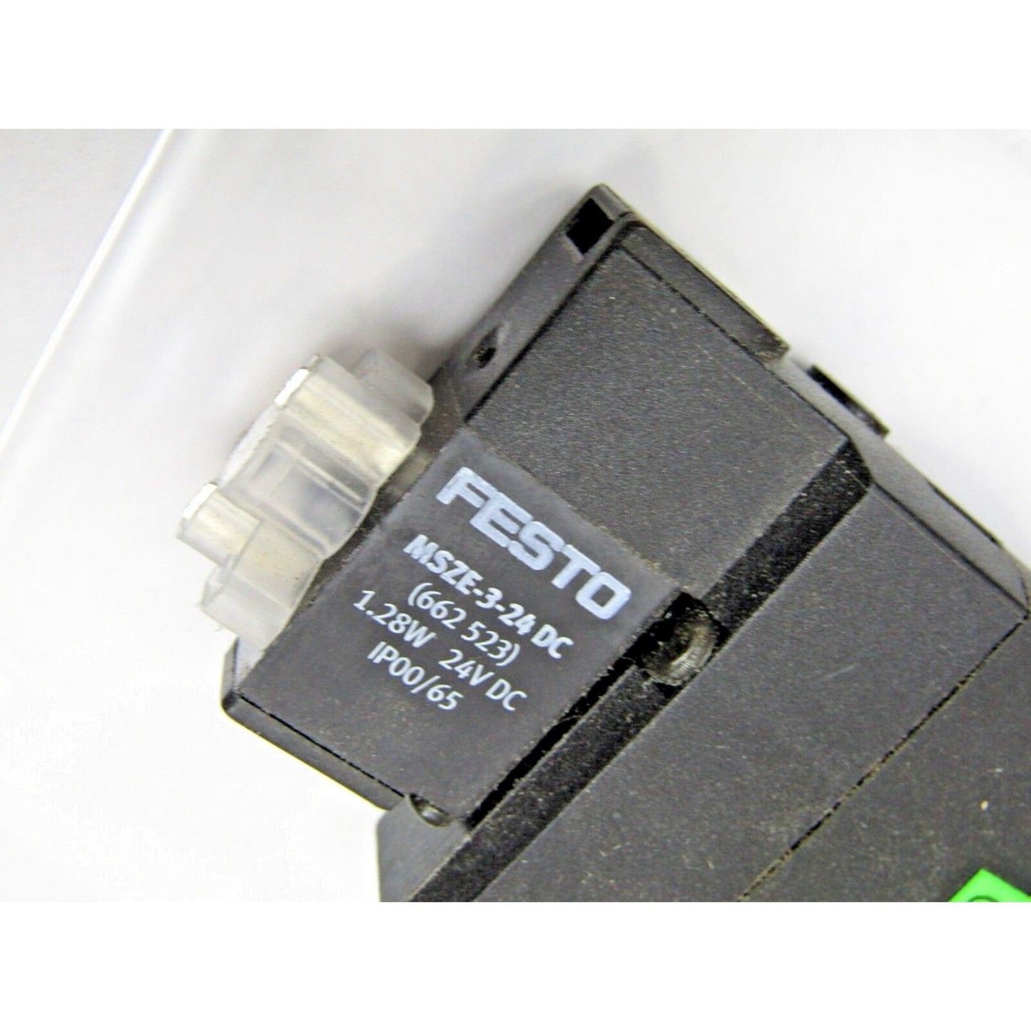 FESTO MSZE-3-24 DC Solenoid Valve, industrial automation part, product 662 523, IP00/65, 1.28W 24V DC.