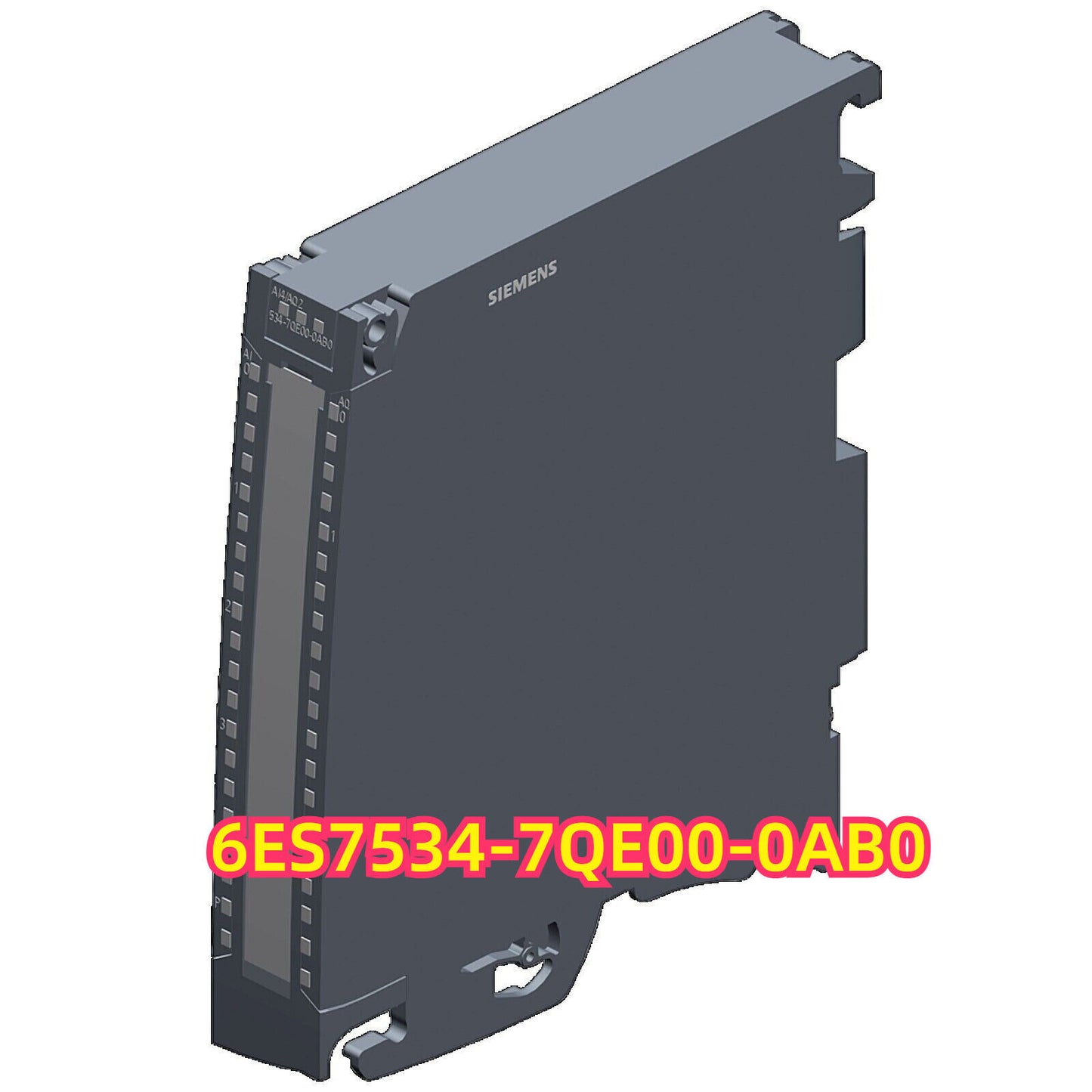 Siemens PLC module 6ES7534-7QE00-0AB0, gray industrial automation component