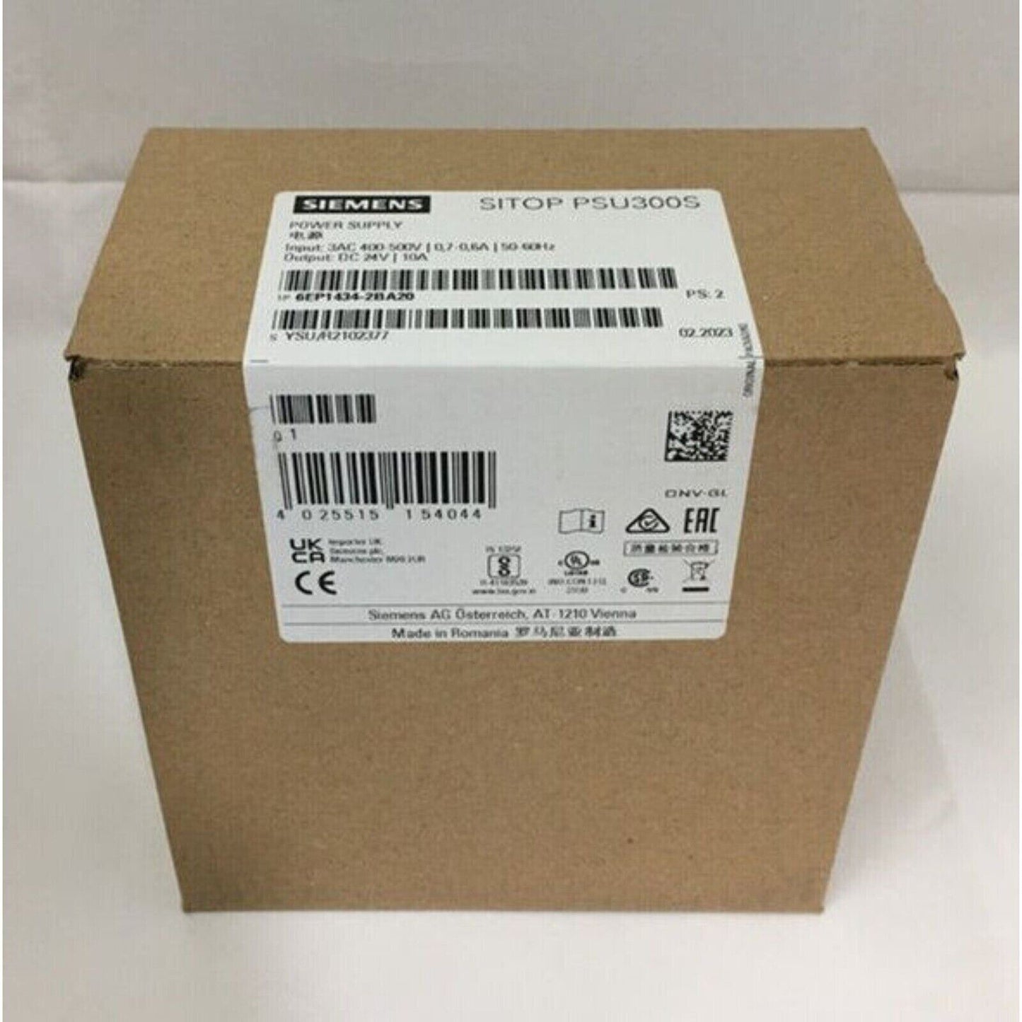 Siemens SITOP PSU300S Power Supply box, industrial automation part, model 6EP1434-2BA20