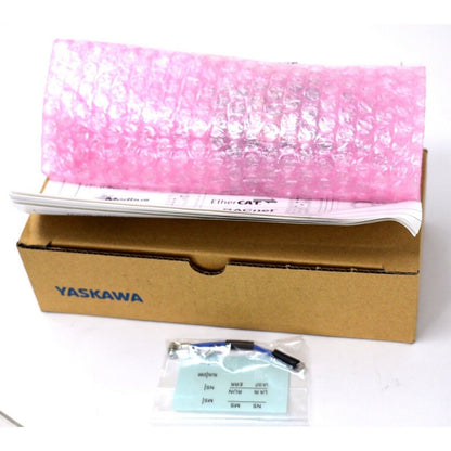 YASKAWA JOHB-SMP3-MA Multi Protocol Ethernet Option Card in box, with pink bubble wrap and accessory, EtherCAT