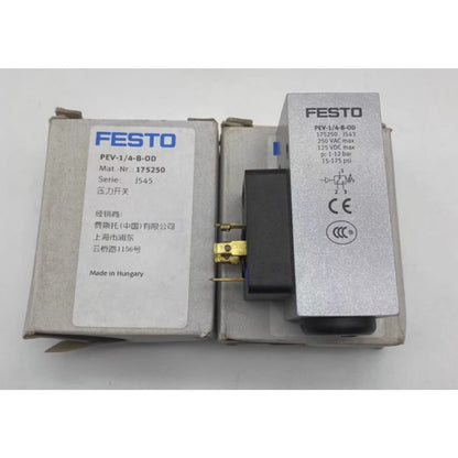Festo PEV-1/4-B-OD Pressure Switch, Industrial automation part, pneumatic components