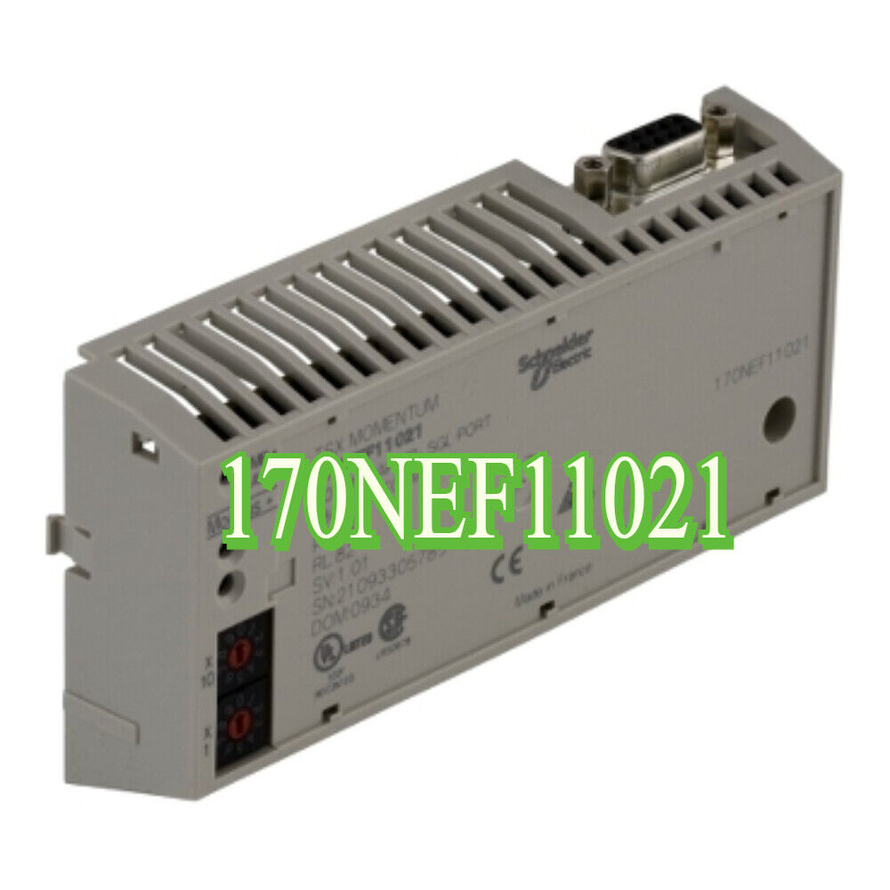 Schneider Electric Modicon Momentum 170NEF11021 Ethernet Communication Adapter - Industrial PLC Network Interface