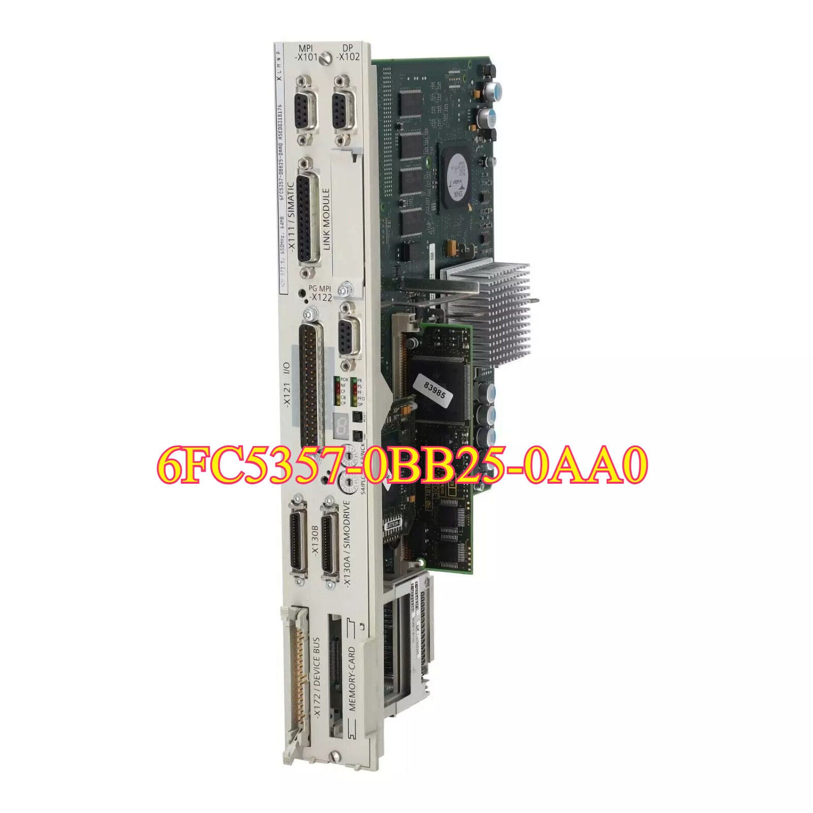 SINUMERIK 840D/810D PowerLine NCU 572.5 module, 6FC5357-0BB25-0AA0, industrial automation part