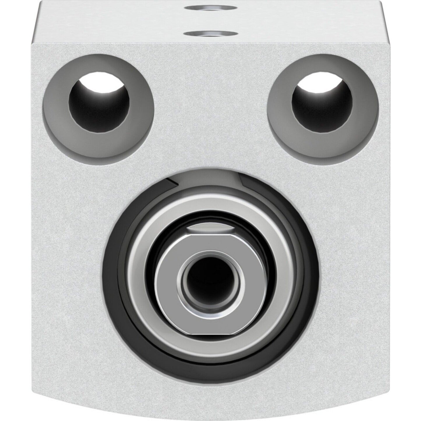 Festo ADVC-20-15-I-P industrial automation cylinder, angled view, metallic finish.