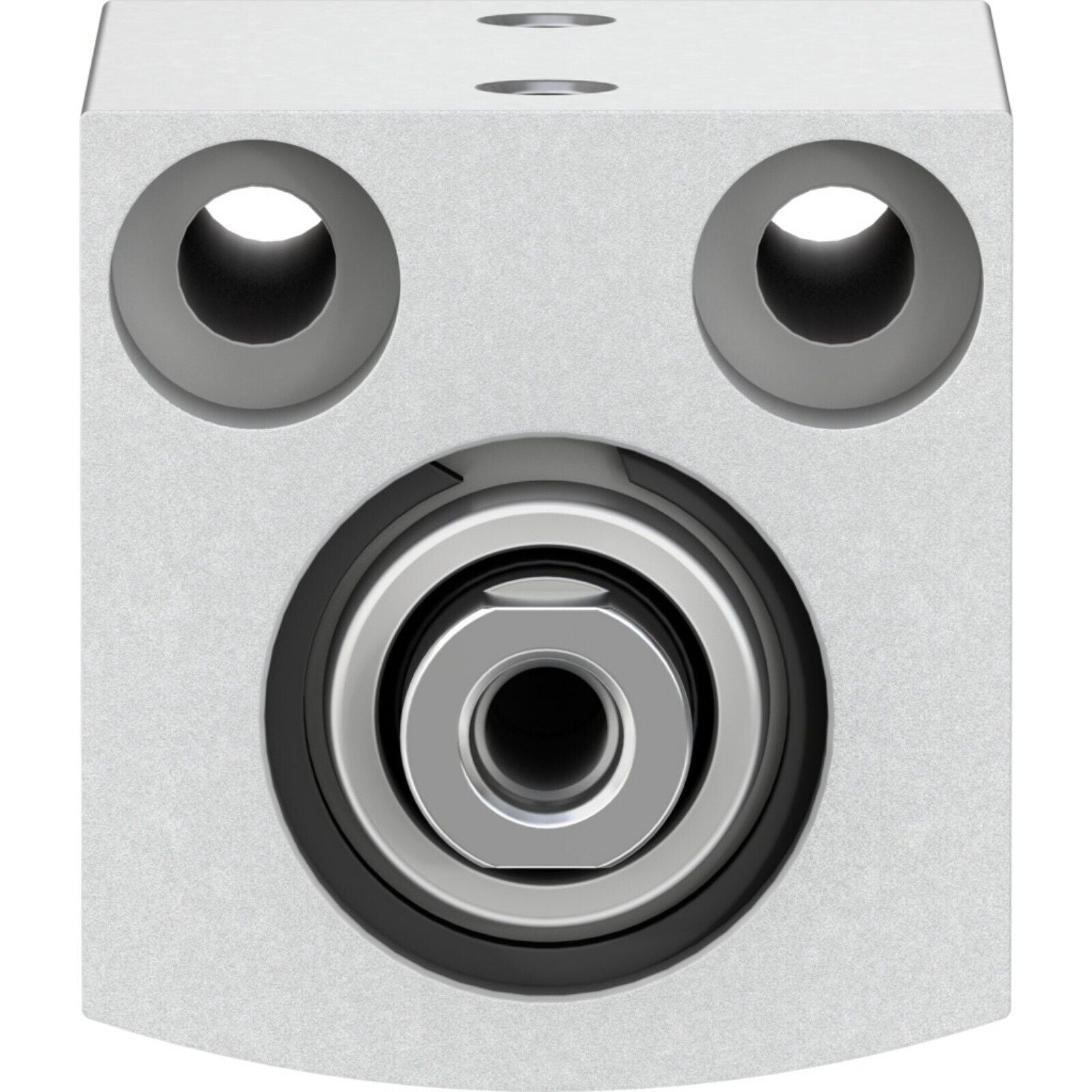 Festo ADVC-20-15-I-P industrial automation cylinder, angled view, metallic finish.
