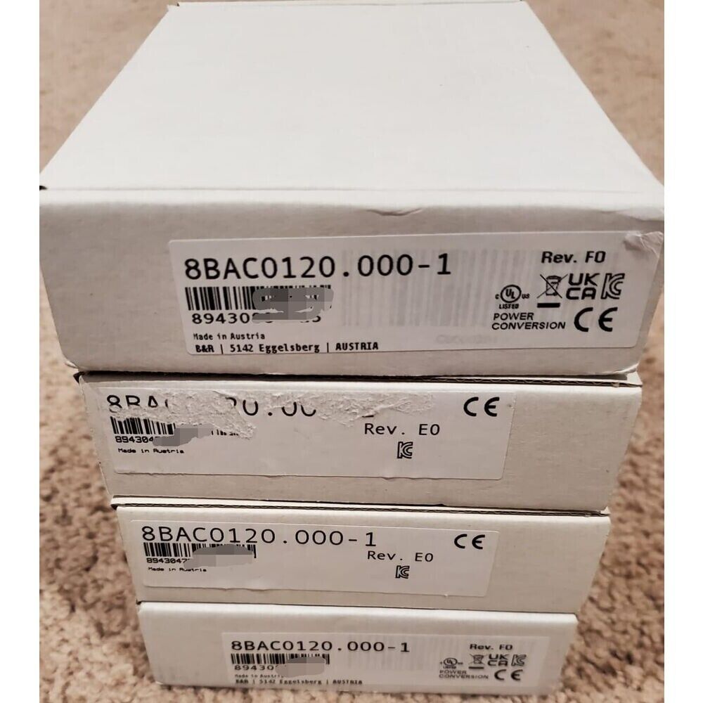 B&R 8BAC0120.000-1 PLC Module Boxes, expedited shipping available