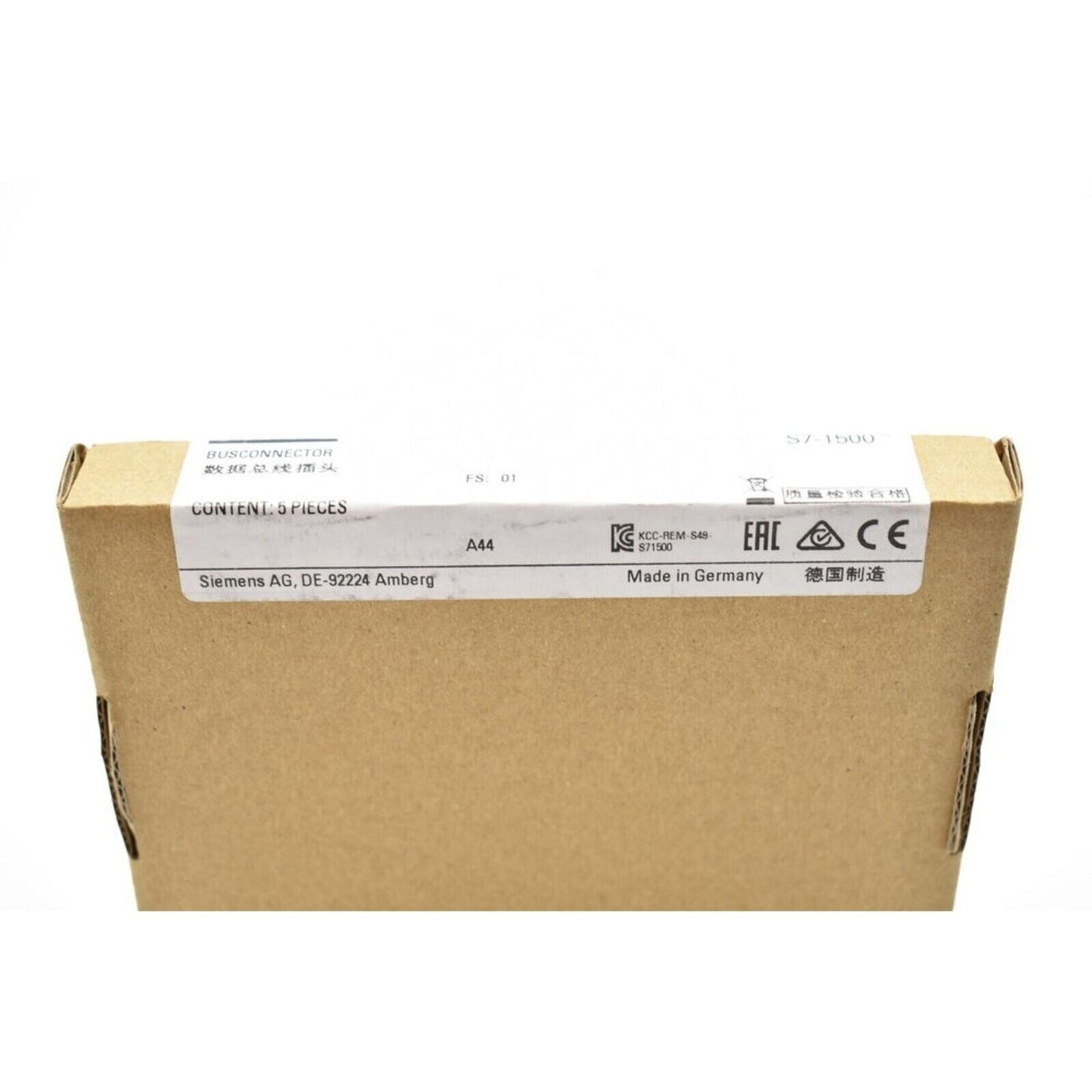 Siemens S7-1500 bus connector box, Made in Germany, industrial automation part