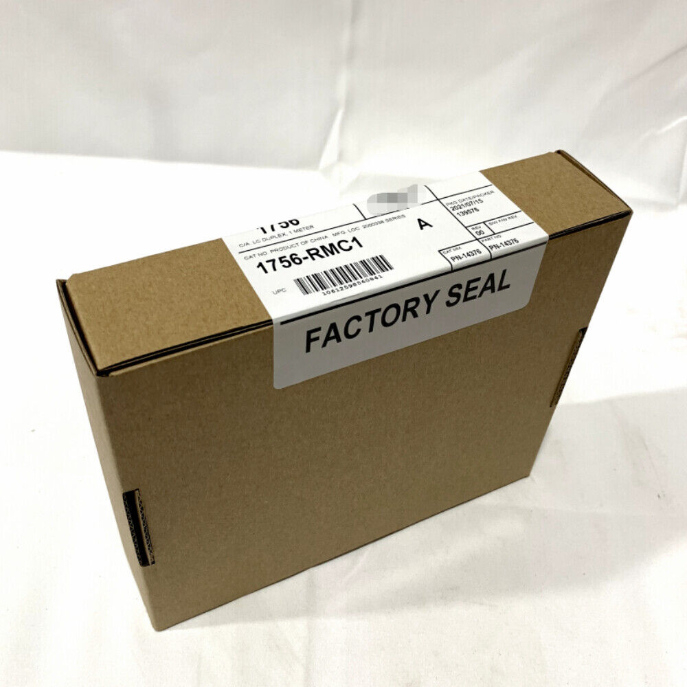 Allen-Bradley 1756-RMC1 PLC in factory sealed box, industrial automation part.