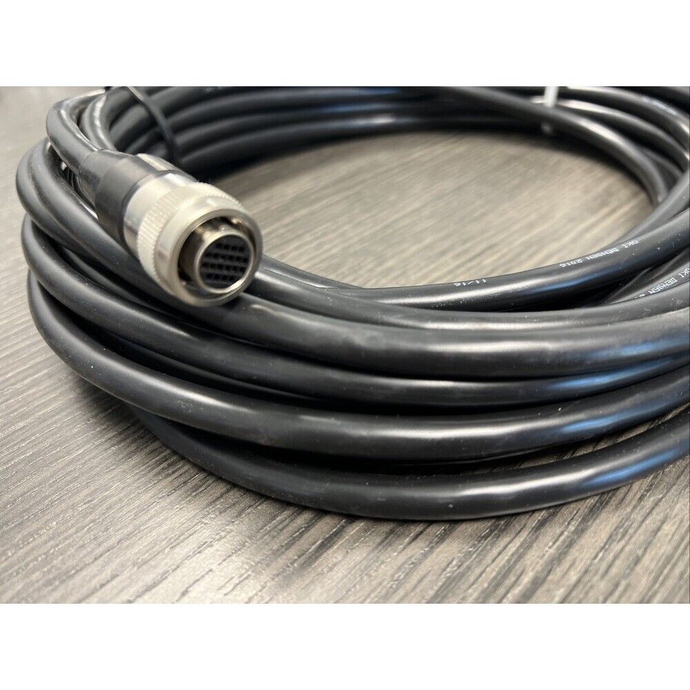 FANUC A05B-2601-H330 Teach Pendant Cable, 10M, black industrial automation cable with connector