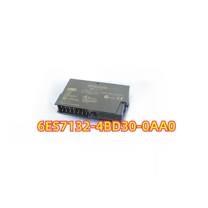 Siemens SIMATIC S7 PLC module 6ES7 132-4BD30-0AA0. Industrial automation part, grey color. Made in Germany.