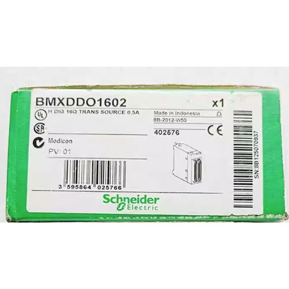 Schneider Electric BMXDDO1602 PLC module, digital output source, industrial automation component