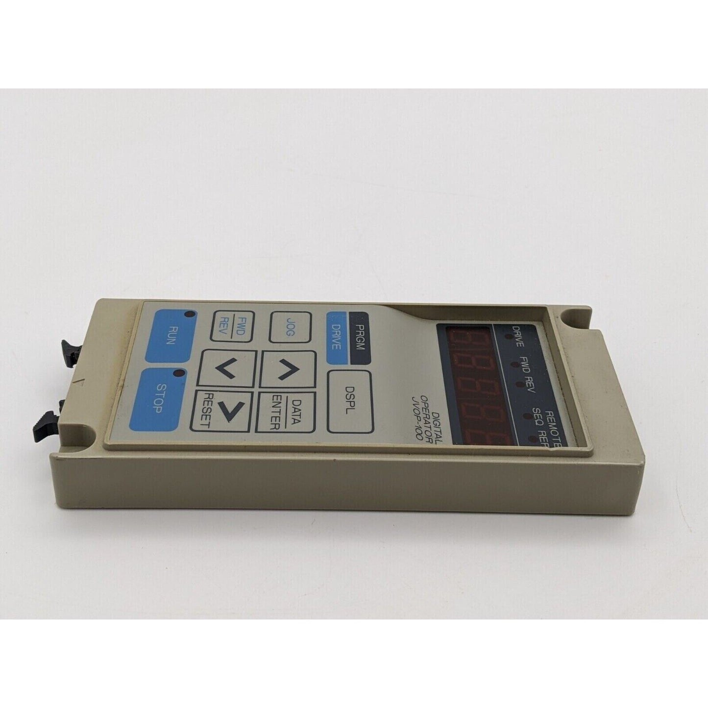 Yaskawa JVOP-100 Digital Operator Keypad with buttons and LED display.