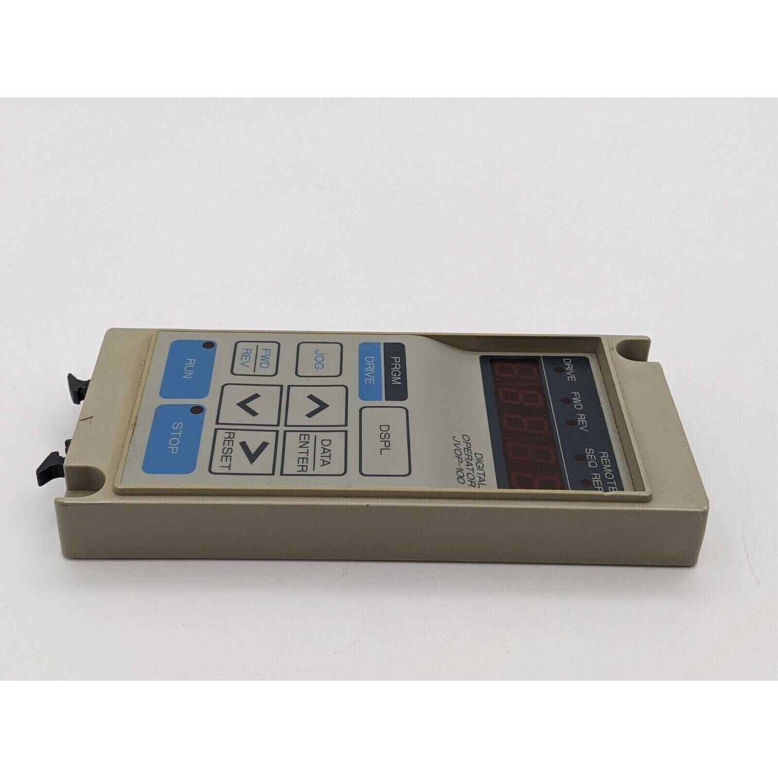 Yaskawa JVOP-100 Digital Operator Keypad with buttons and LED display.