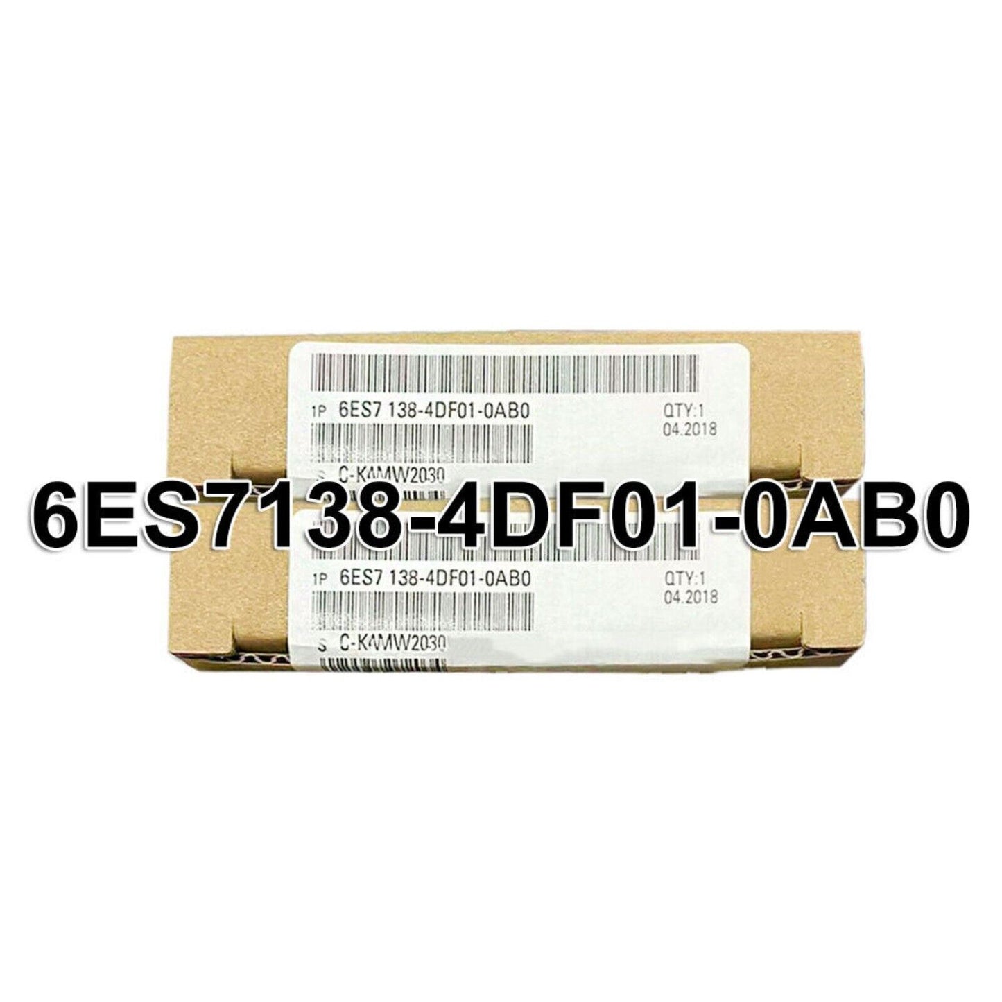 Siemens SIMATIC ET 200S 6ES7138-4DF01-0AB0 PM-E Power Modules, product label with part number and specifications displayed