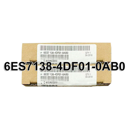 Siemens SIMATIC ET 200S 6ES7138-4DF01-0AB0 PM-E Power Modules, product label with part number and specifications displayed