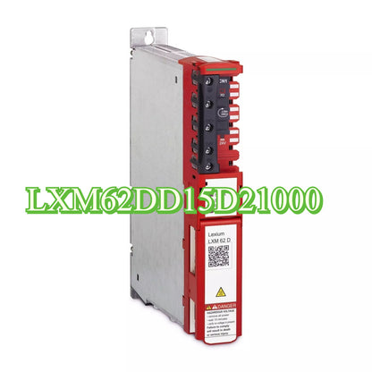 Schneider Electric Lexium 62 LXM62DD15D21000 servo drive module, EtherCAT, 1.5A continuous, red and grey housing
