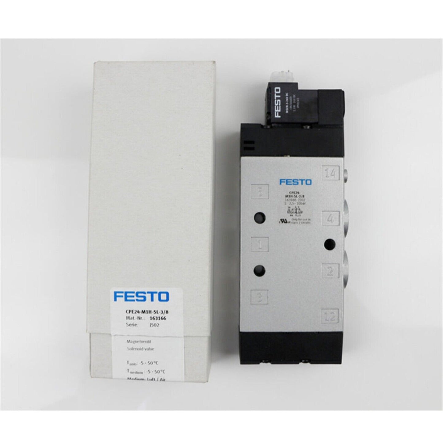 Festo CPE24-M1H-5L-3/8 Solenoid Valve, Industrial Automation Part