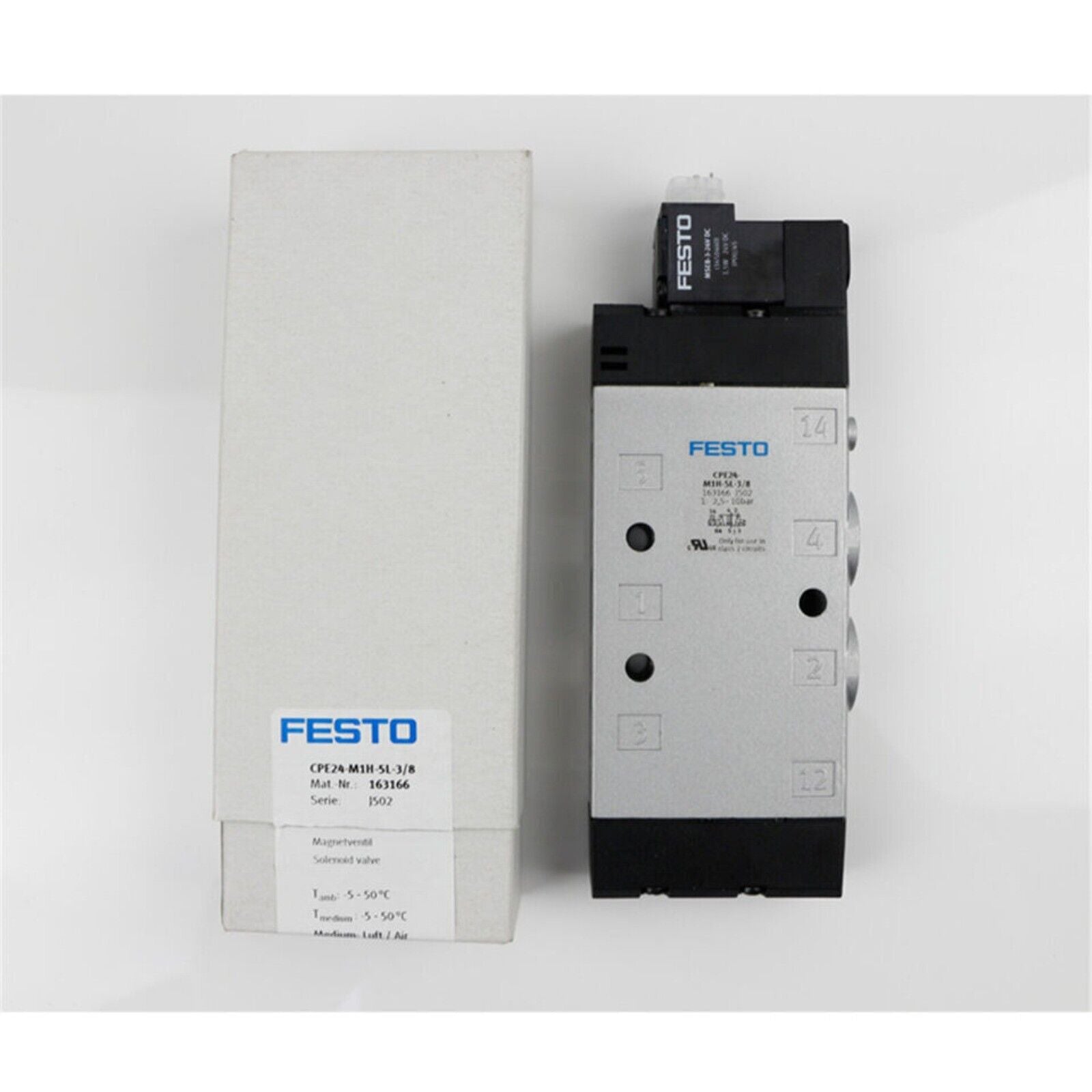 Festo CPE24-M1H-5L-3/8 Solenoid Valve, Industrial Automation Part