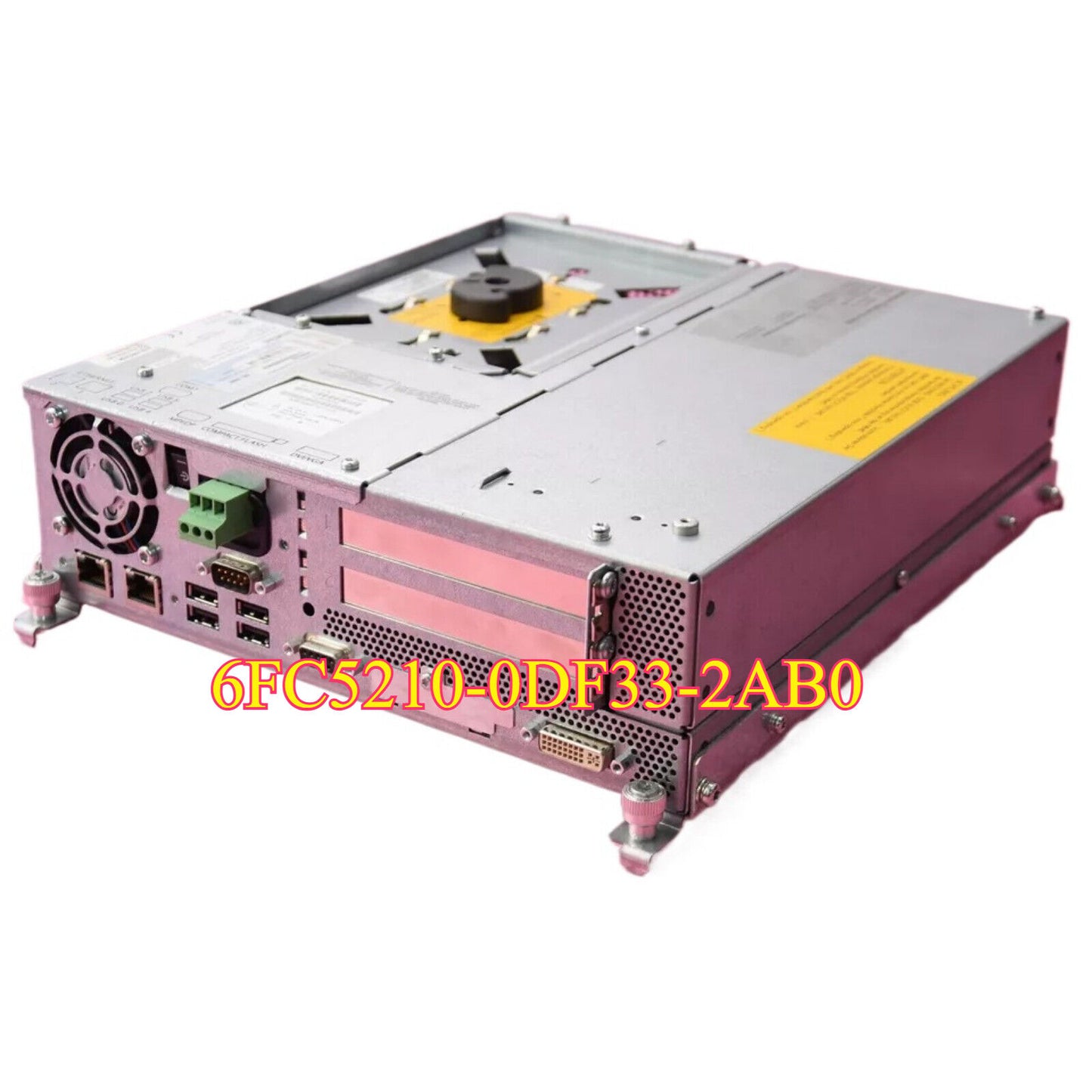 SINUMERIK 810D/DE/840D/DE PCU 50.3B-P control unit, 6FC5210-0DF33-2AB0. Silver industrial automation part.