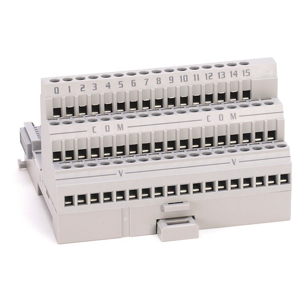 Allen-Bradley 1794-TB3 Flex Terminal Base Module, grey plastic, with numbered terminals and screw-clamp connections.