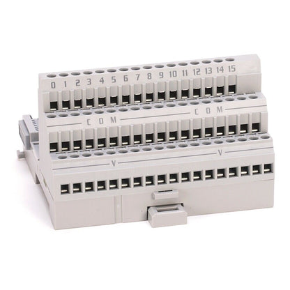 Allen-Bradley 1794-TB3 Flex Terminal Base Module, grey plastic, with numbered terminals and screw-clamp connections.