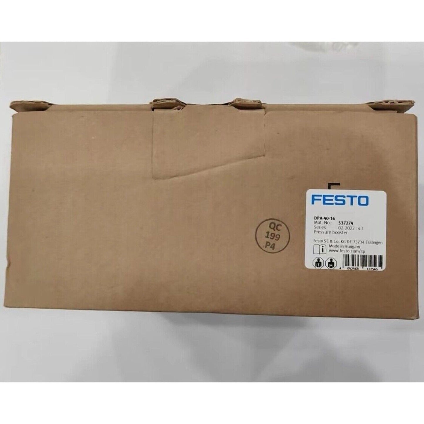 FESTO DPA-40-16 Booster Cylinder Box, Industrial Automation Part