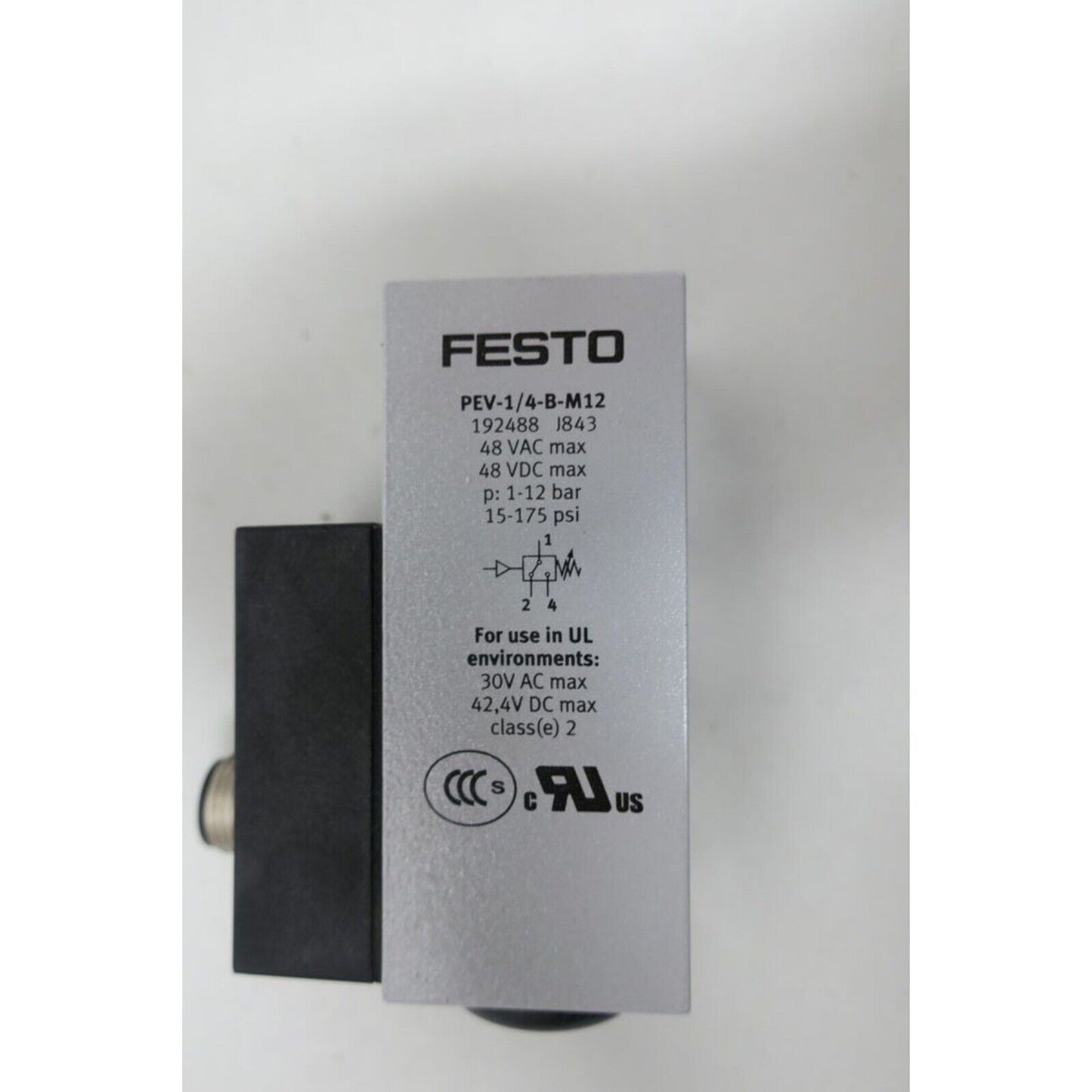 Valve | Festo | PEV-1/4-B-M12 192488 Pressure Switch