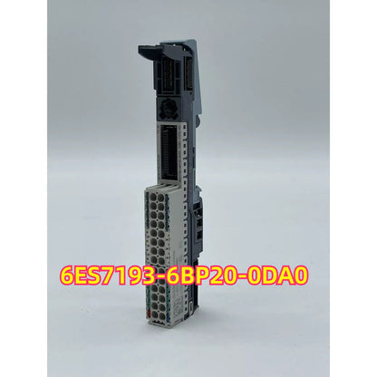Siemens ET 200SP 6ES7193-6BP20-0DA0 BaseUnit with push-in terminals, DIN rail mount.