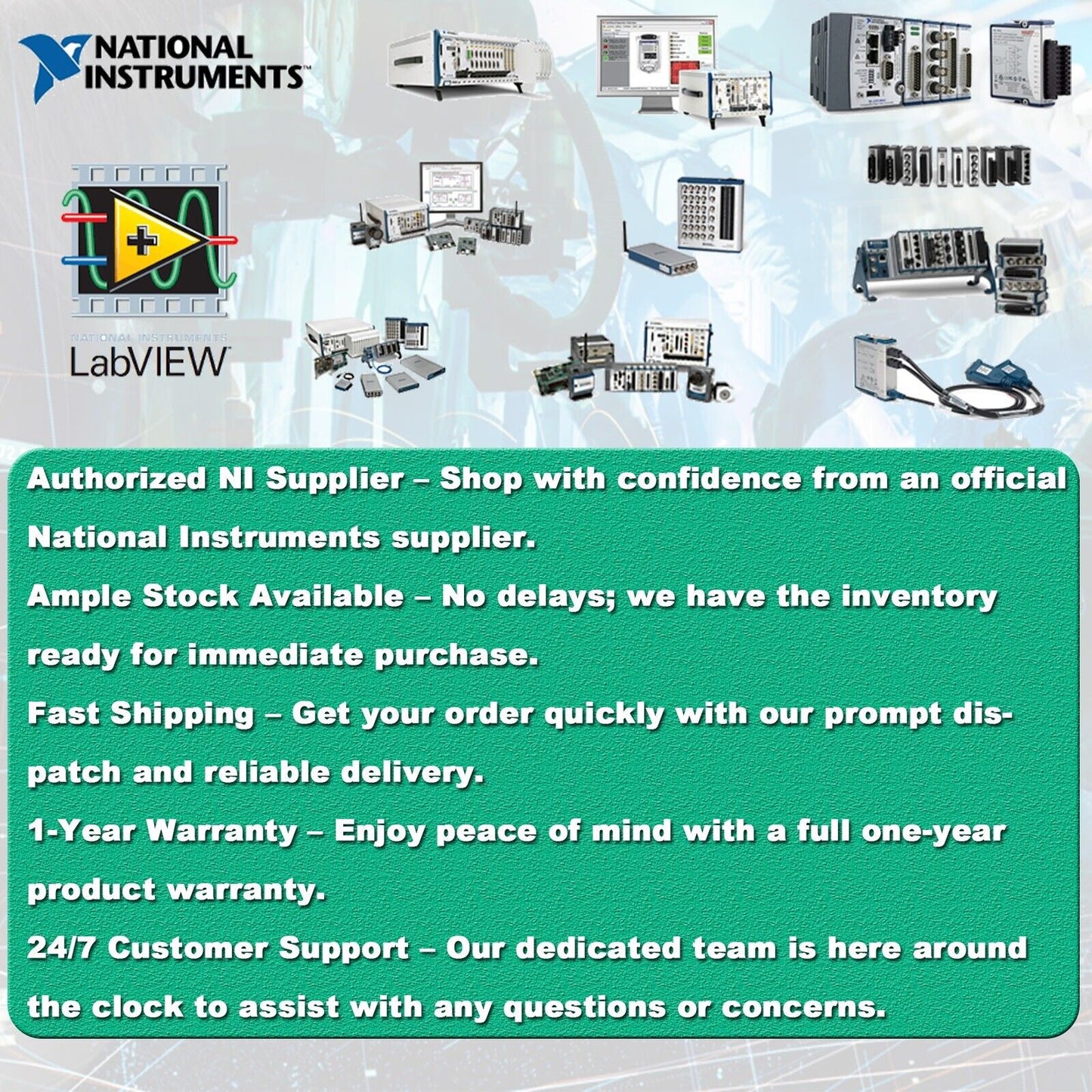 National Instruments products, PXI serial interface modules, authorized supplier, fast shipping, warranty, support.