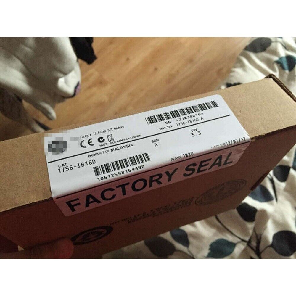 Allen-Bradley 1756-IB16D ControlLogix Diagnostic Input Module box with factory seal, new PLC part