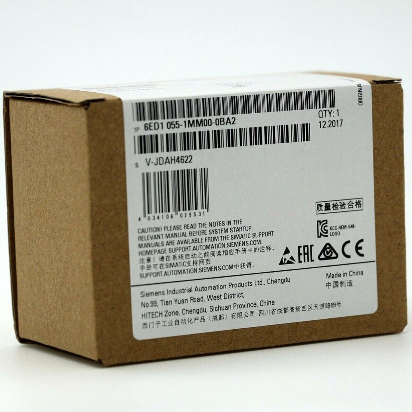 PLC | Siemens | 6ED1055-1MM00-0BA2 6ED1 055-1MM00-0BA2 LOGO! AM2 AQ expansion