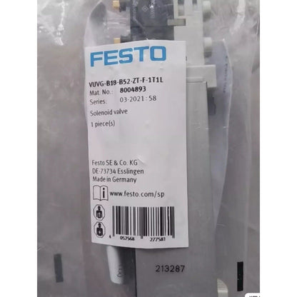 New FESTO VUVG-B18-B52-ZT-F-1T1L 8004893 Solenoid valve