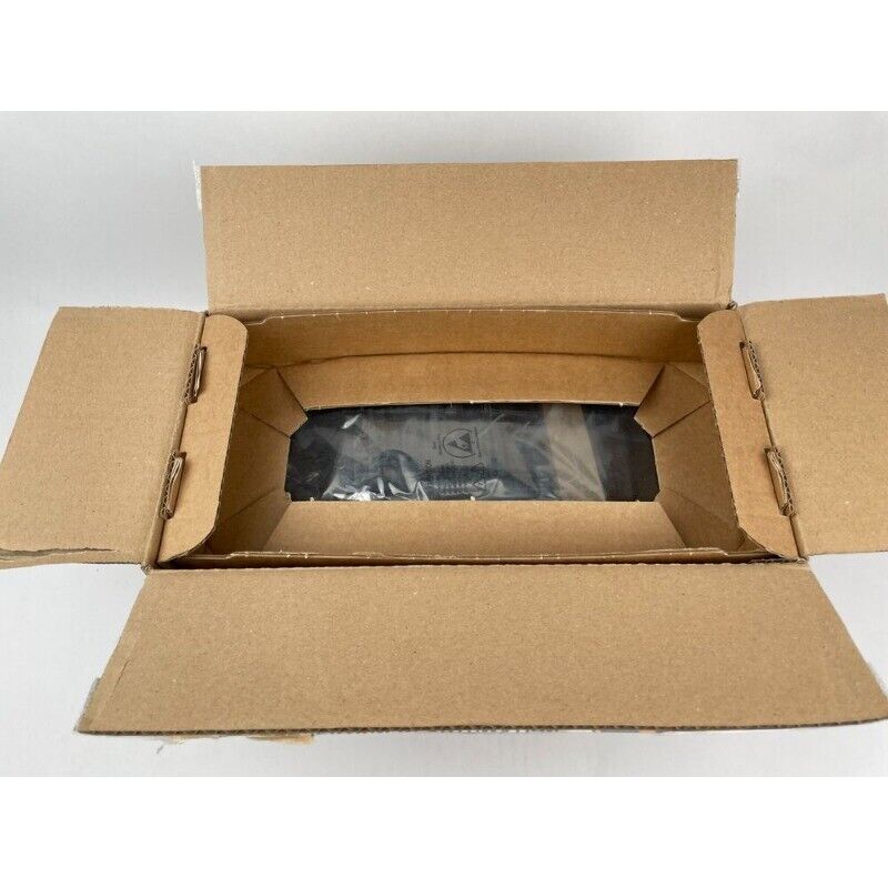 B&R X20CP1583 CPU in open cardboard box, product packaging. Industrial automation PLC part.